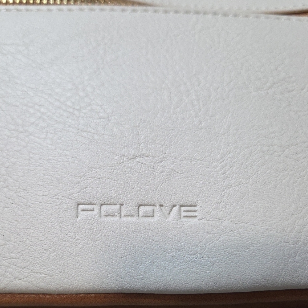 NWT White and Tan Women's Bag - Picture 2 of 11